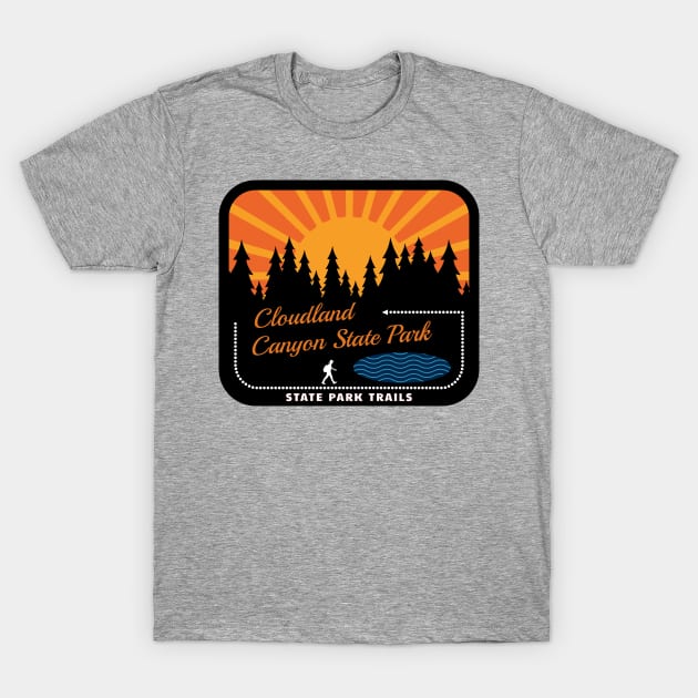 Cloudland Canyon State Park Trails T-Shirt by numpdog